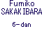 Fumiko SAKAKIBARA 6-dan