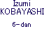 Izumi KOBAYASHI 6-dan